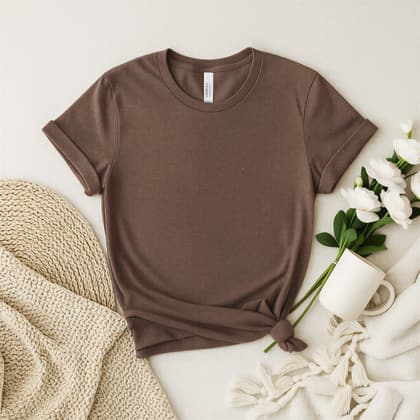 Bella+Canvas 3001 Flat Lay mockup