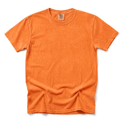 Comfort Colors® 1717 — Flat Lay, 12 Scenes mockup in Bright Orange