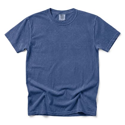 Comfort Colors® 1717 — Flat Lay, 12 Scenes mockup in China Blue
