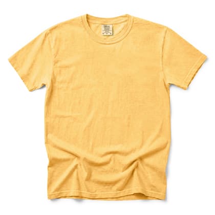 Comfort Colors® 1717 — Flat Lay, 12 Scenes mockup in Citrus