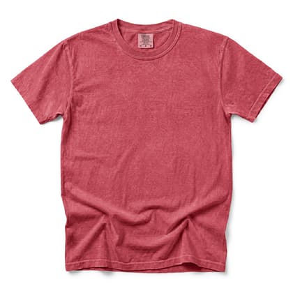 Comfort Colors® 1717 — Flat Lay, 12 Scenes mockup in Crimson