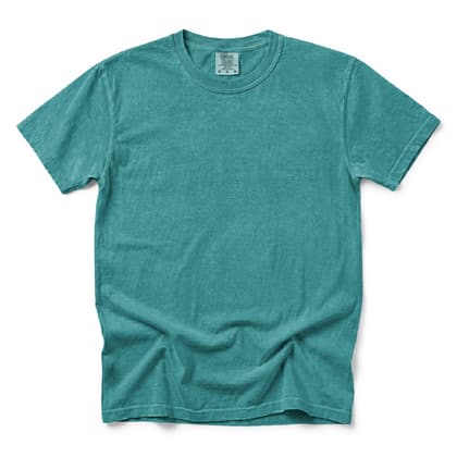 Comfort Colors® 1717 — Flat Lay, 12 Scenes mockup in Emerald