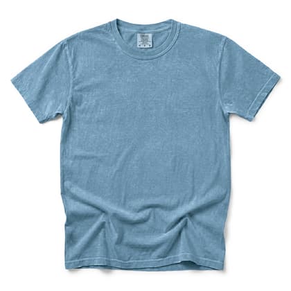 Comfort Colors® 1717 — Flat Lay, 12 Scenes mockup in Ice Blue