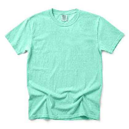 Comfort Colors® 1717 — Flat Lay, 12 Scenes mockup in Island Reef
