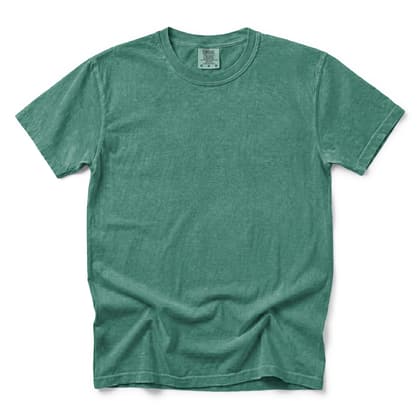 Comfort Colors® 1717 — Flat Lay, 12 Scenes mockup in Light Green