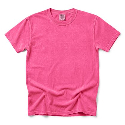 Comfort Colors® 1717 — Flat Lay, 12 Scenes mockup in Neon Pink