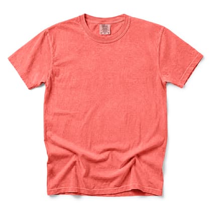Comfort Colors® 1717 — Flat Lay, 12 Scenes mockup in Neon Red Orange