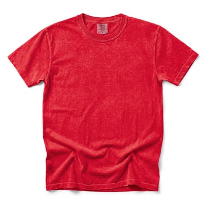 Comfort Colors® 1717 — Flat Lay, 12 Scenes mockup in Red