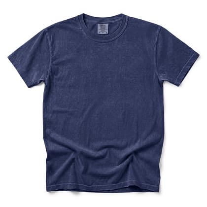 Comfort Colors® 1717 — Flat Lay, 12 Scenes mockup in True Navy