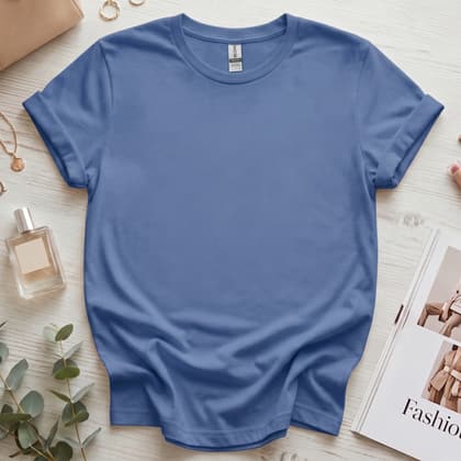 Gildan 64000 Softstyle Flat Lay mockup